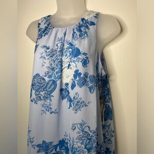 Vince Camuto Toile Print Tank Blouse Size Small NWT!